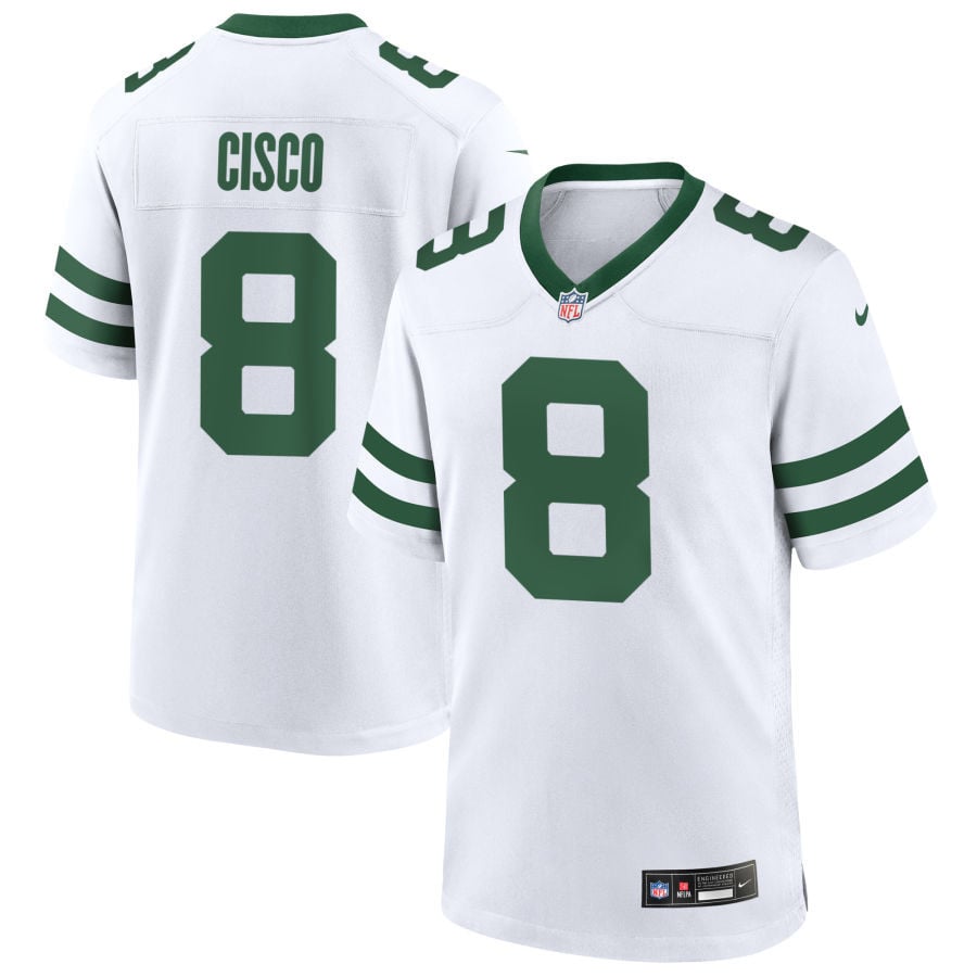 Andre Cisco New York Jets 2025 Game Jersey - Legacy White