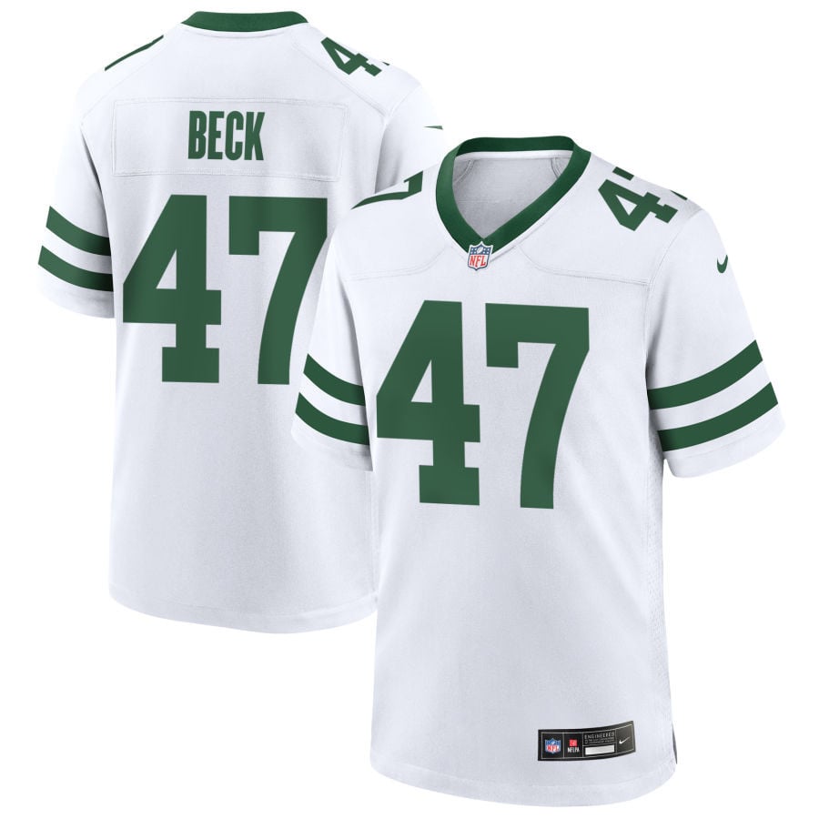 Andrew Beck New York Jets 2025 Game Jersey - Legacy White