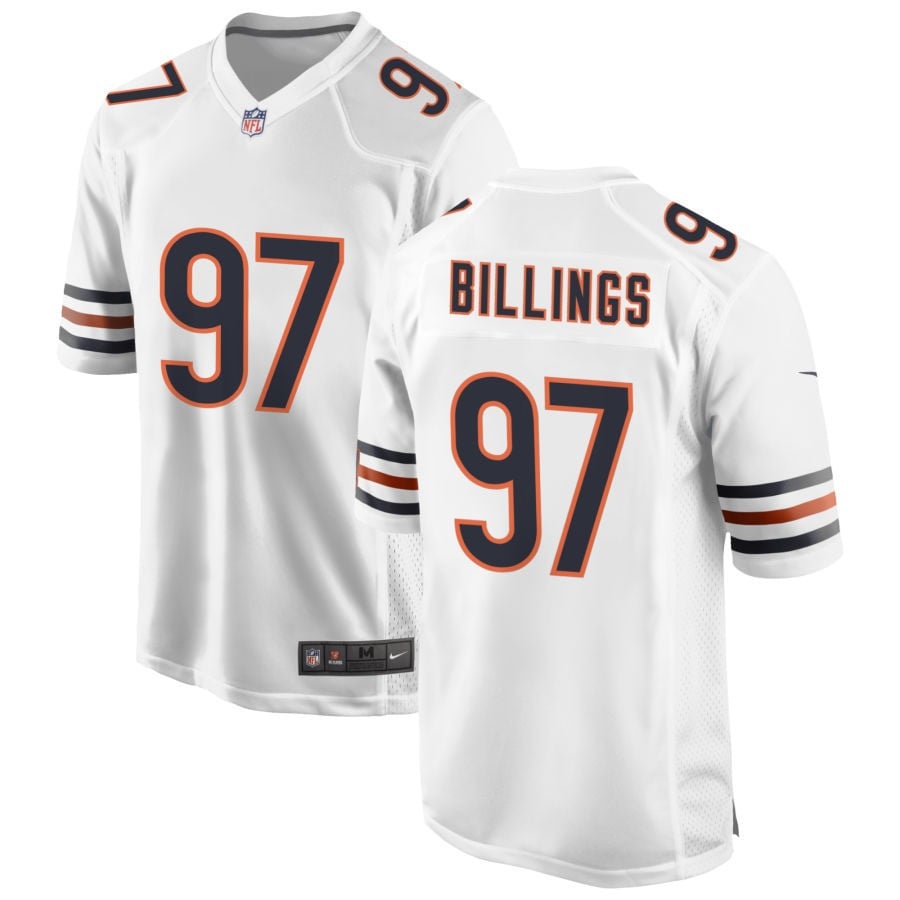 Andrew Billings Chicago Bears 2025 Game Jersey - White