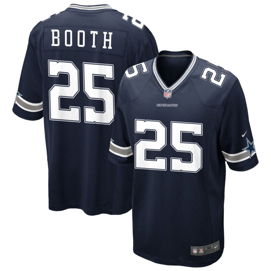 Andrew Booth Dallas Cowboys 2025 Game Jersey - Navy