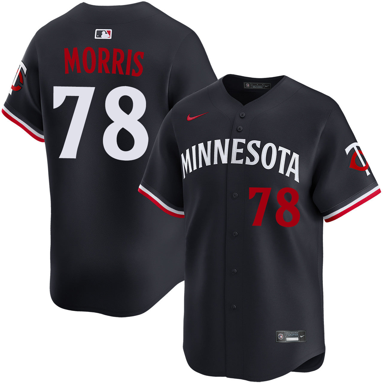 Andrew Morris Minnesota Twins 2026 Alternate  Limited Jersey - Navy