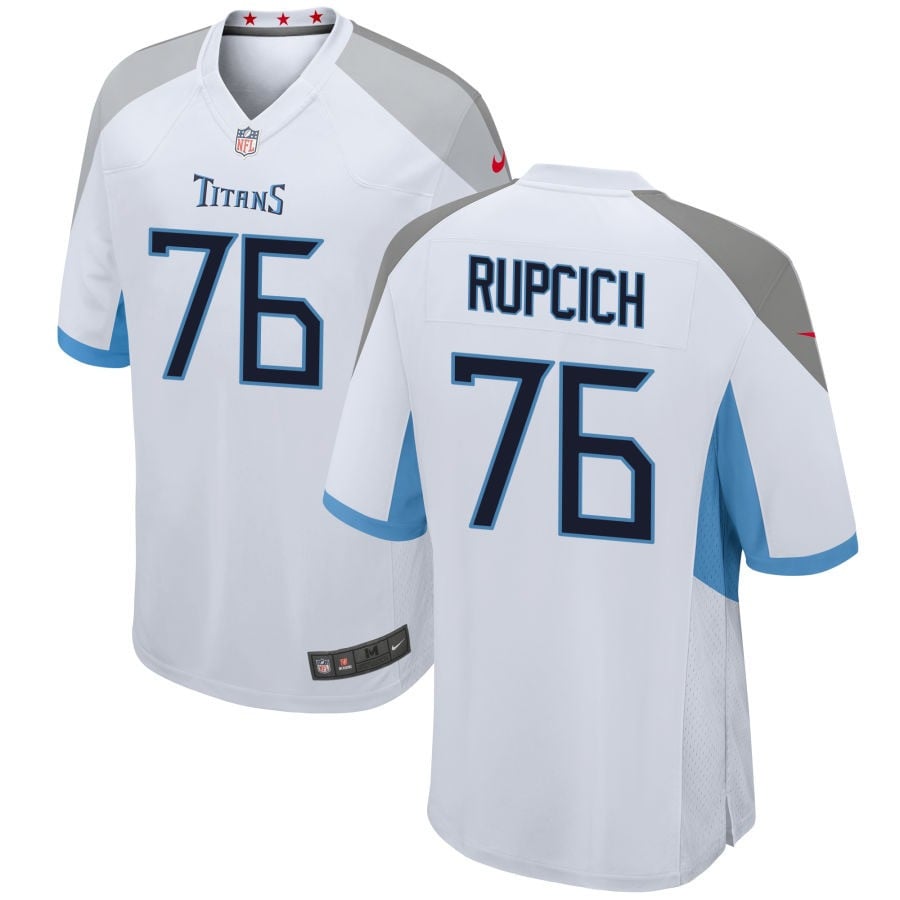 Andrew Rupcich Tennessee Titans 2025 Game Jersey - White