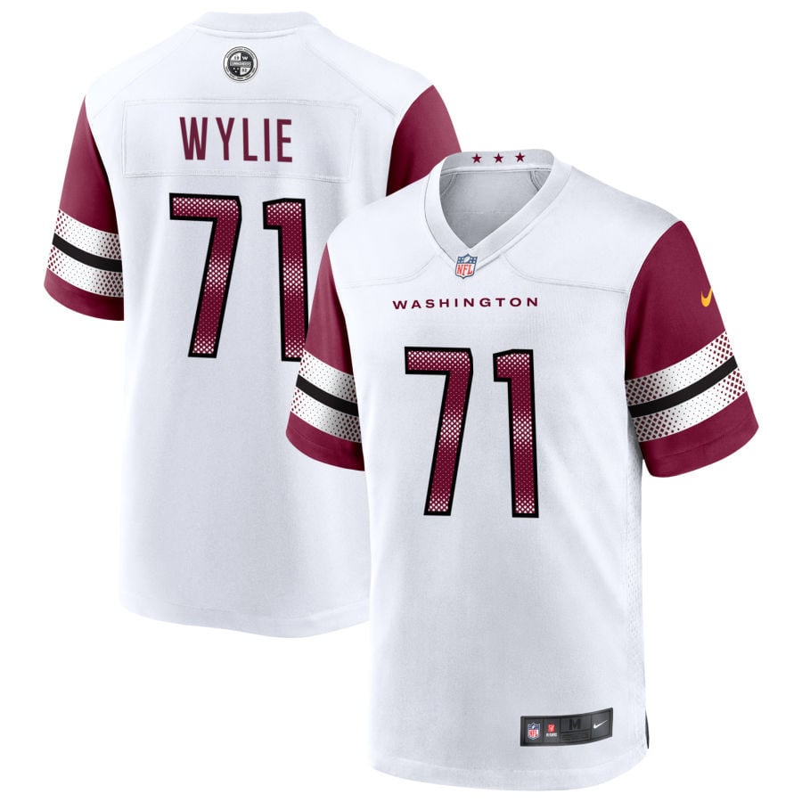 Andrew Wylie Washington Commanders 2025 Game Player Jersey - White