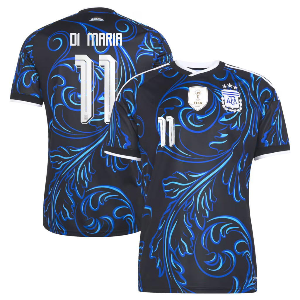 Angel Di Maria #11 Argentina National Team Away Jersey Argentina World Cup 2026 Merch Fan Gifts