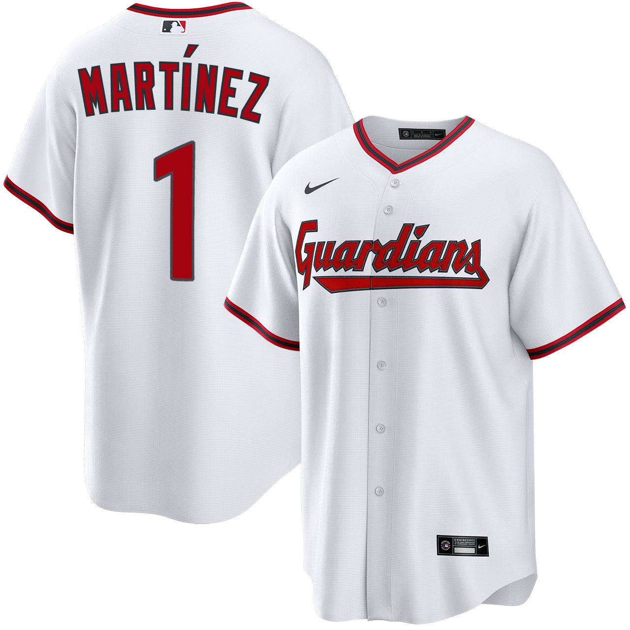 Angel Martinez Cleveland Guardians 2026 Home Jersey - White (Copy)