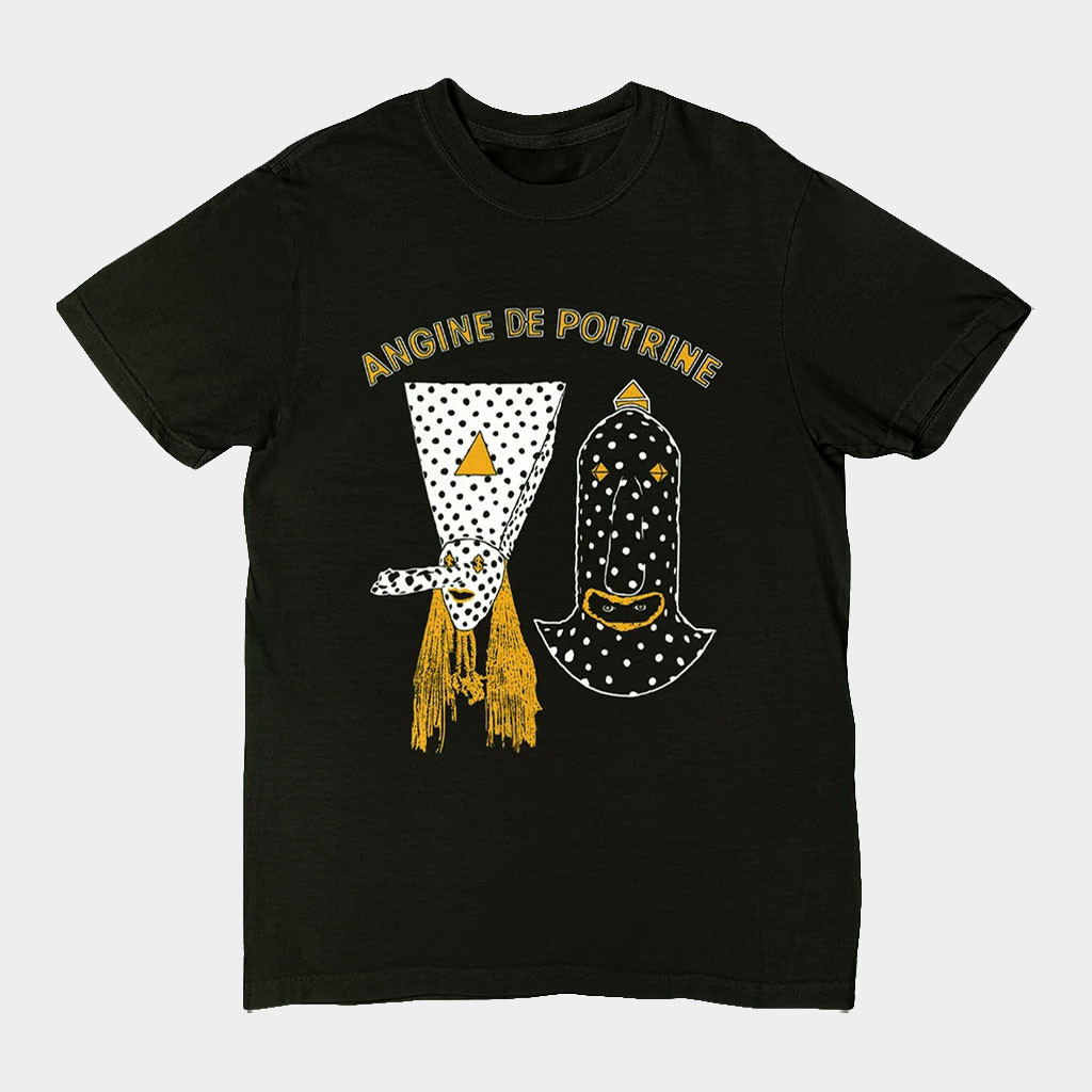Angine De Poitrine Merch 2026 Black Khn And Klek T-Shirt Gift For Rock Duo Fans