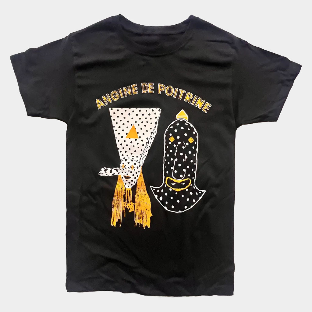 Angine De Poitrine Merch 2026 Noir T-Shirt Unique Gifts For Rock Band Fans