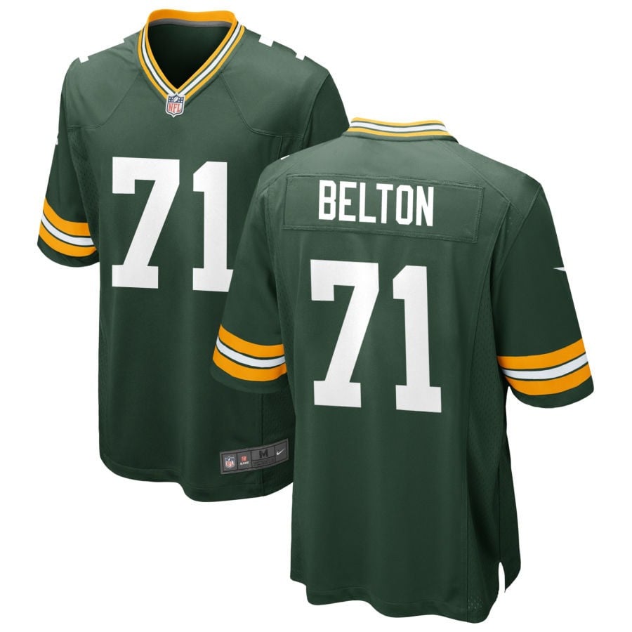 Anthony Belton Green Bay Packers 2025 Game Jersey - Green