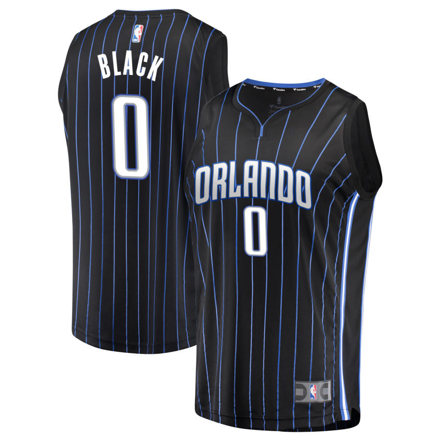 Anthony Black Orlando Magic 2025 Fast Break Icon Edition Jersey - Black