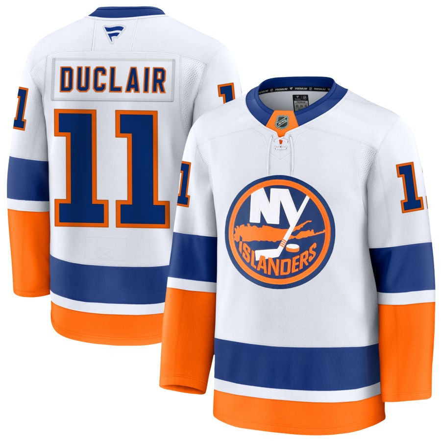 Anthony Duclair New York Islanders 2025 Away Jersey - White 1 Anthony Duclair New York Islanders 2025 Away Jersey - White
