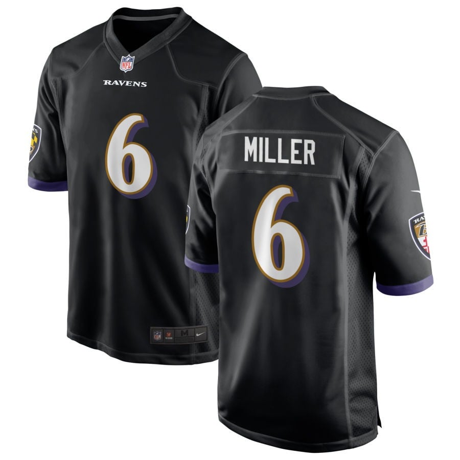 Anthony Miller Baltimore Ravens 2025 Alternate Game Jersey - Black
