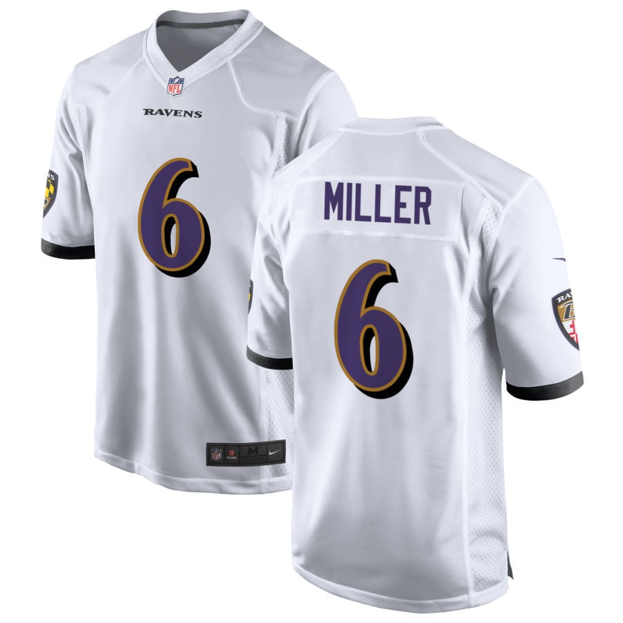 Anthony Miller Baltimore Ravens 2025 Game Jersey - White