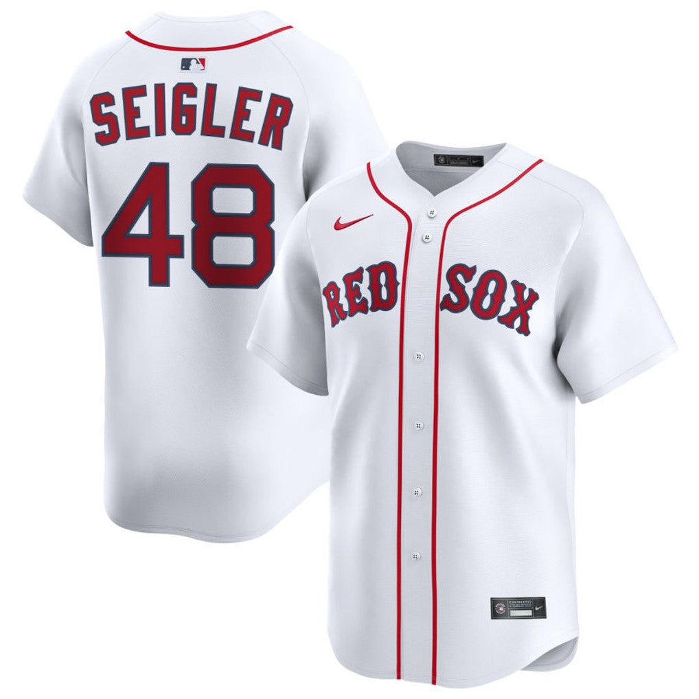 Anthony Seigler Boston Red Sox 2026 Home Limited Jersey - White