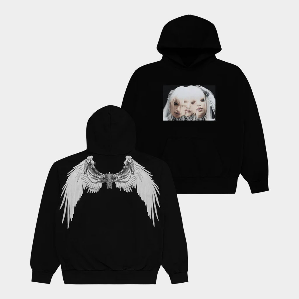Anyma Merch 2026 Anyma X Lisa Bad Angel Hoodie Lisa Blackpink Merch Gifts For Music Fans