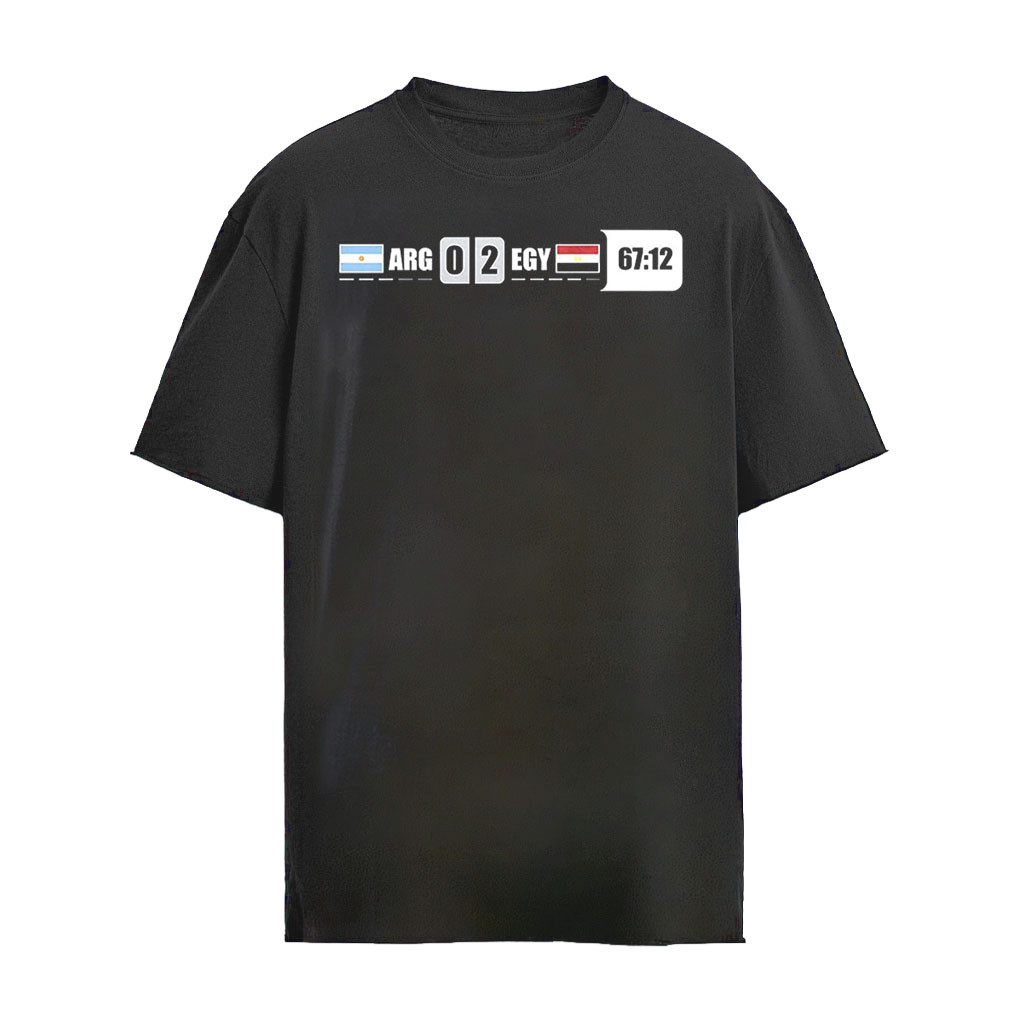 Argentina 0-2 Egypt score doccer National Football Team World Cup 2026 shirt