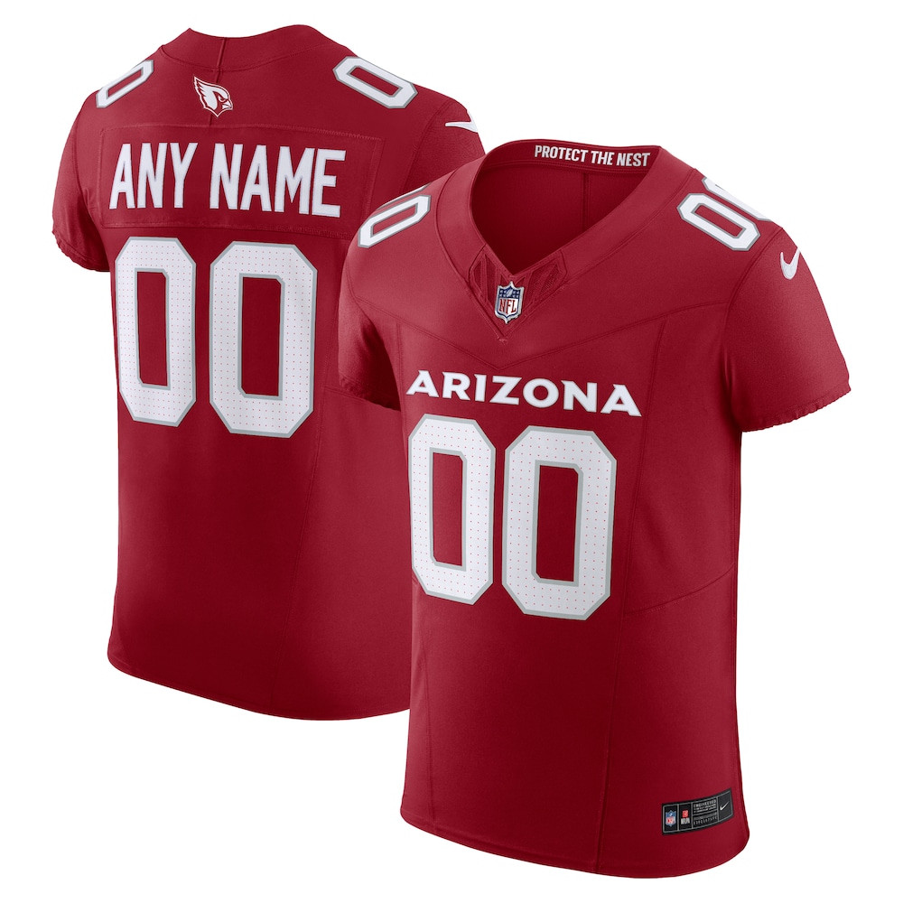 Arizona Cardinals Merch - Men's Cardinal Vapor F.U.S.E. Elite Custom Jersey - Football Enthusiast Gifts
