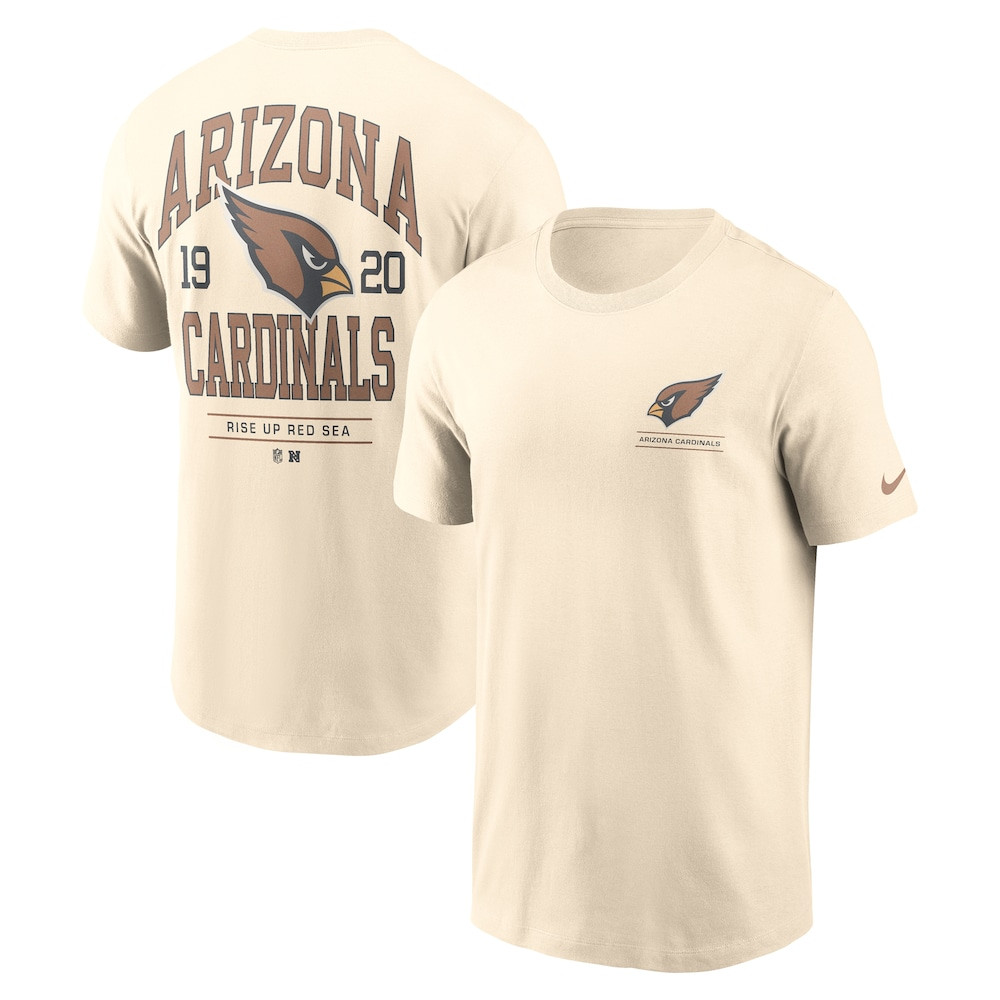 Arizona Cardinals Merch - Men's Natural Freestyle Essential T-Shirt - Best Football Gift Ideas