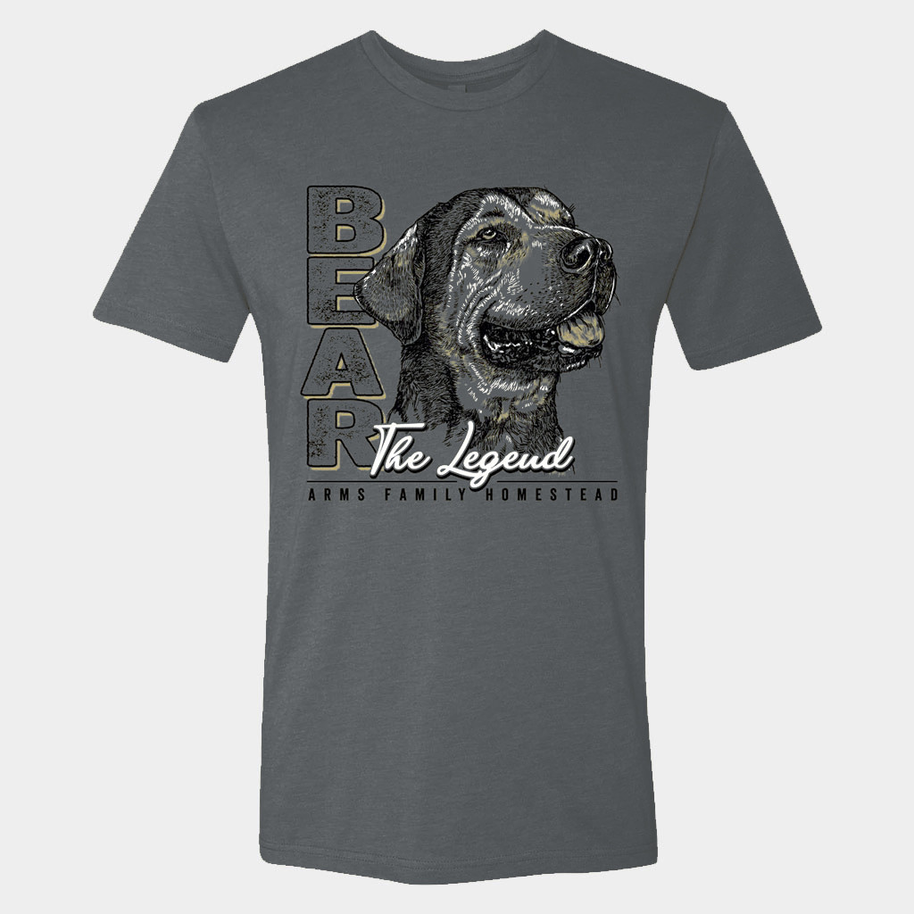 Arms Family Homestead Merch Bear The Legend T-Shirt Gift Ideas For Dad