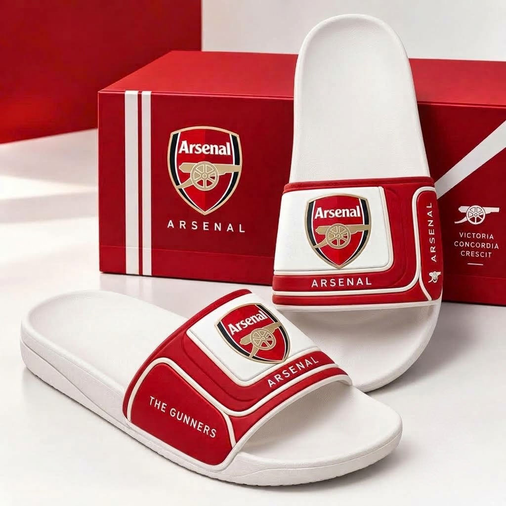 Arsenal FC 2026 Sandals Best Gifts For Football Fans