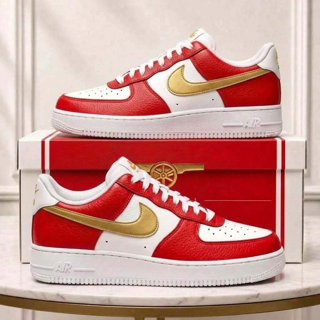 Arsenal FC 2026 Sneaker The Gunners Football Shoes Arsenal Fan Gift For Men Women
