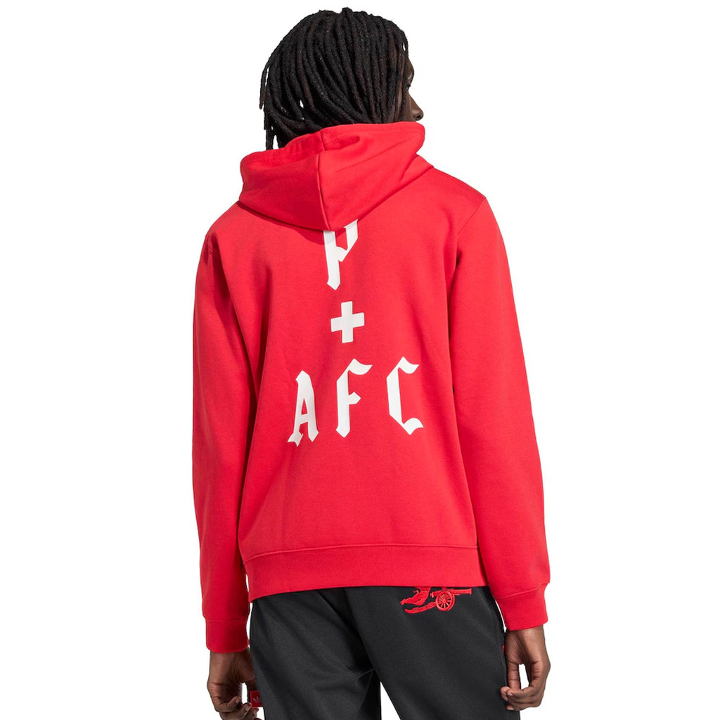 Arsenal Merch 2026 Arsenal X Places Plus Faces Hoodie Red Arsenal FC Merch Fan Gifts - Image 2