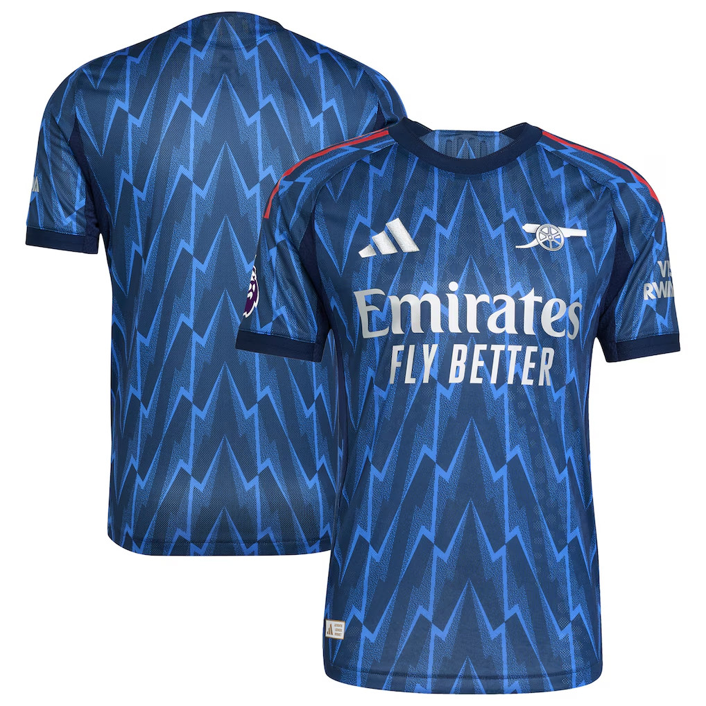 Arsenal Merch Arsenal 2025 26 Away Jersey Emirates Fly Better Jersey Gifts For Fans