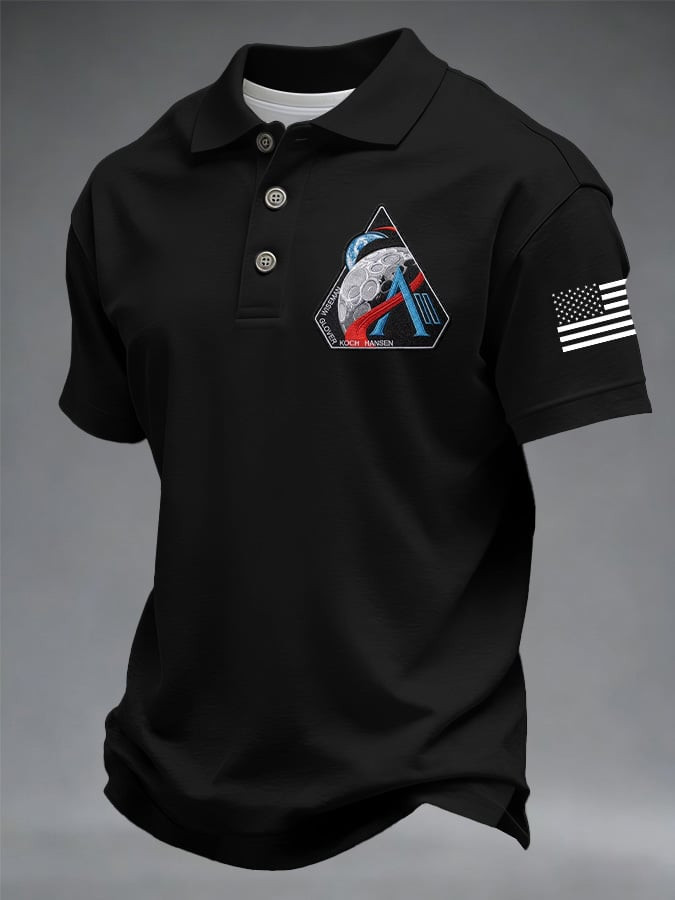 Artemis II 2026 Polo Shirt Artemis II Merch Best Gifts For Him Space Enthusiasts