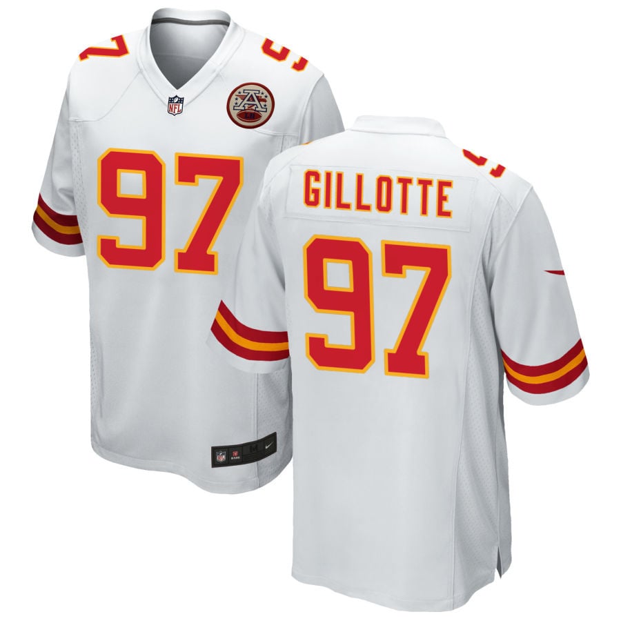 Ashton Gillotte Kansas City Chiefs 2025 Game Jersey - White