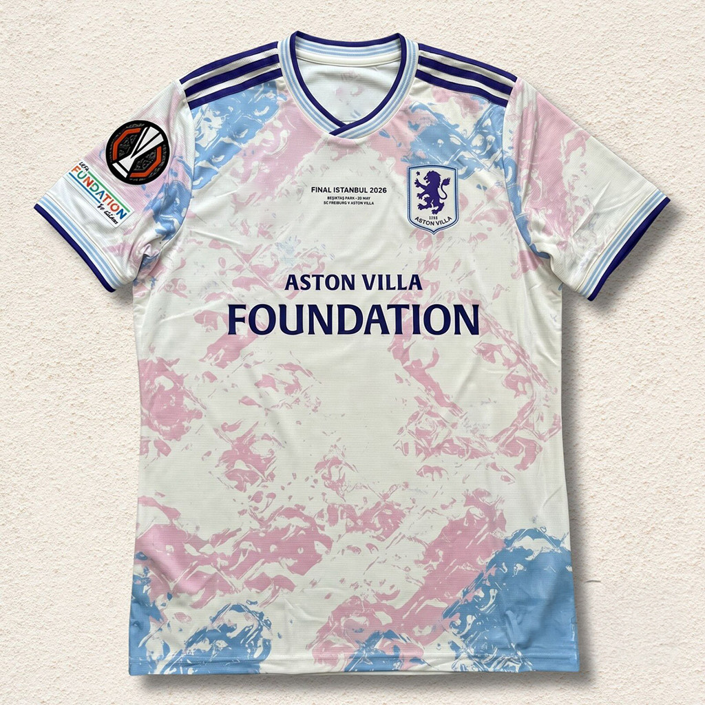 Aston Villa Foundation Final 2025 26 Third Jersey Unique Gift For Fans