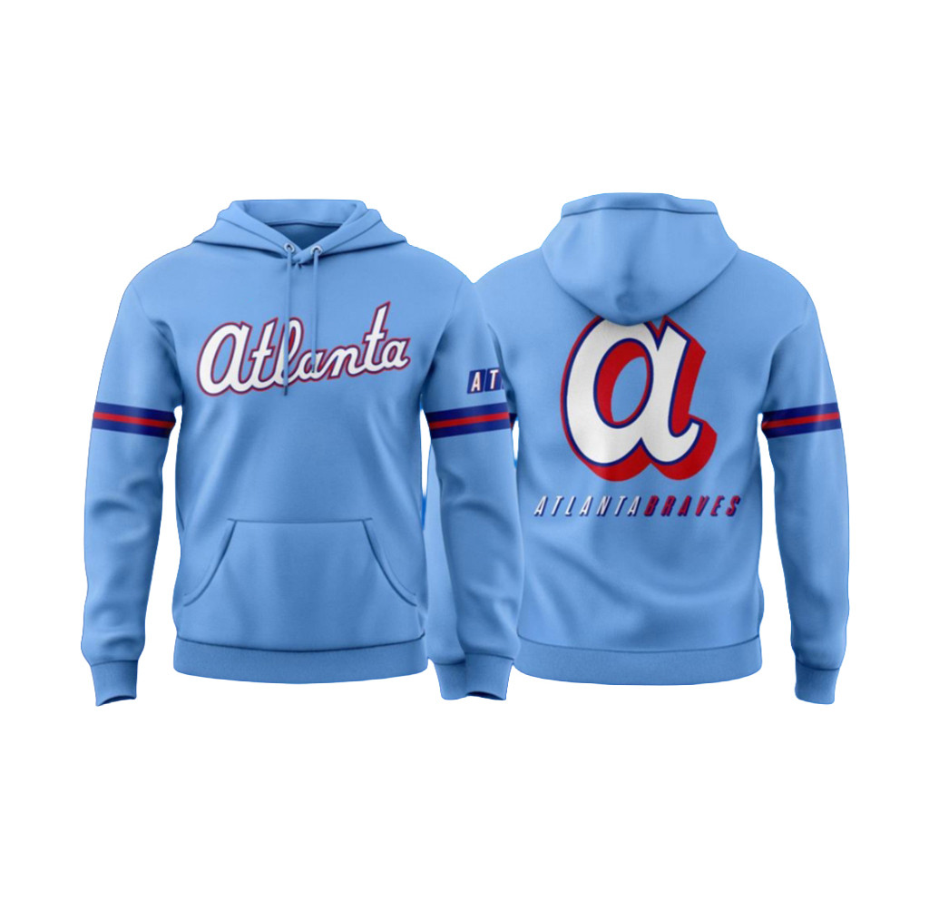 Atlanta Braves 2026 City Connect Hoodie Atlanta Braves Merch Baseball Enthusiast Gifts
