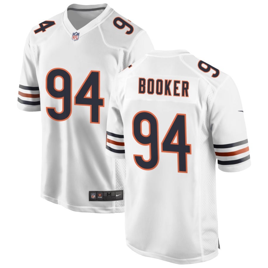 Austin Booker Chicago Bears 2025 Game Jersey - White