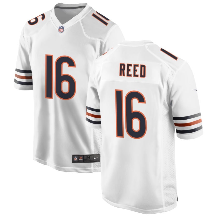 Austin Reed Chicago Bears 2025 Game Jersey - White