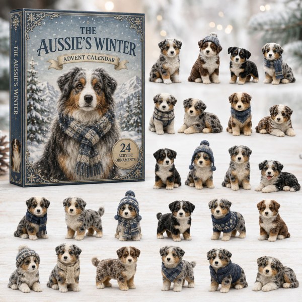 Australian Shepherd Advent Calendar 2026 Christmas Tree Ornament Gifts For Dog Lovers - Image 2