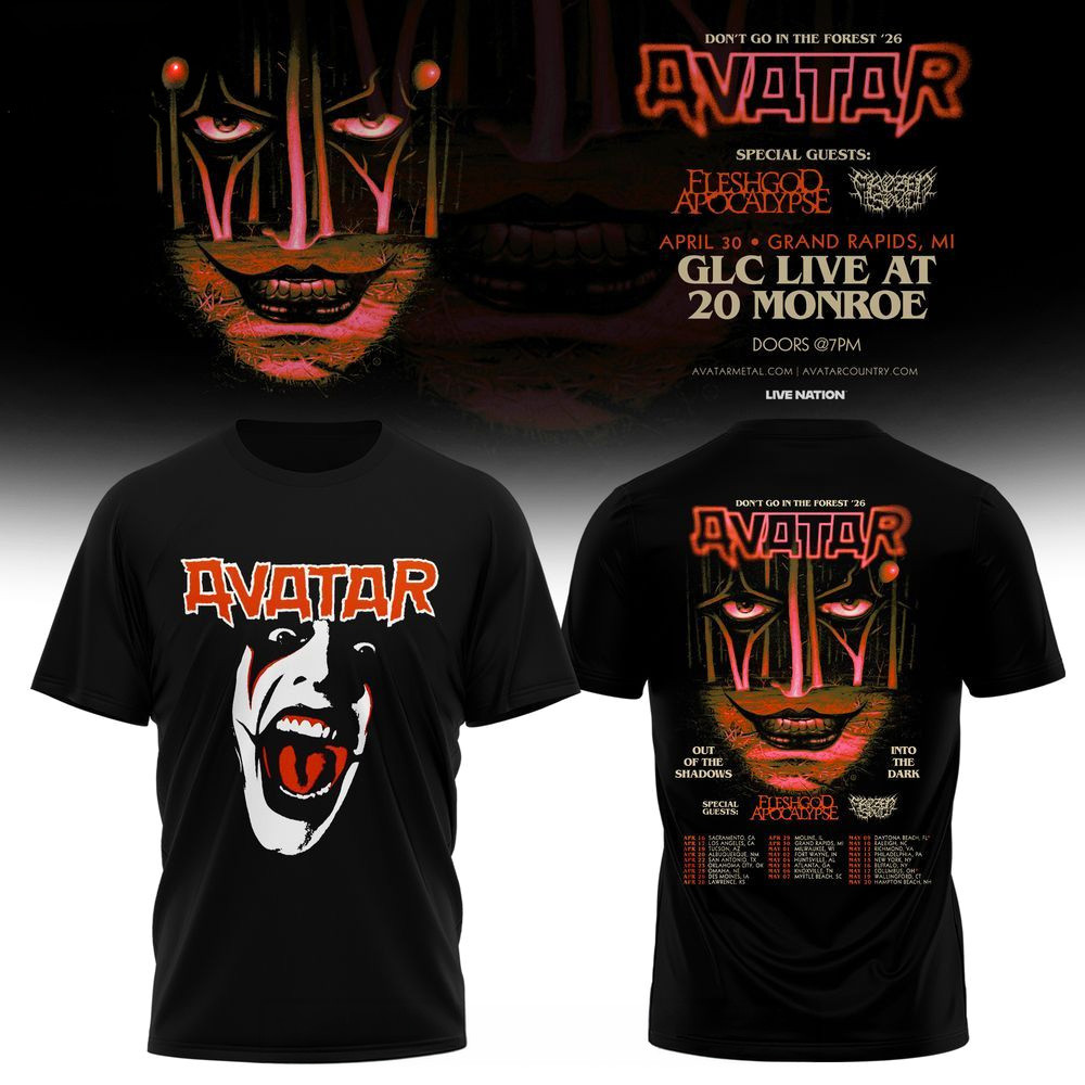 AVATAR Don't Go In The Forest 2026 North America Tour Shirt AVATAR Merch Fans Gifts