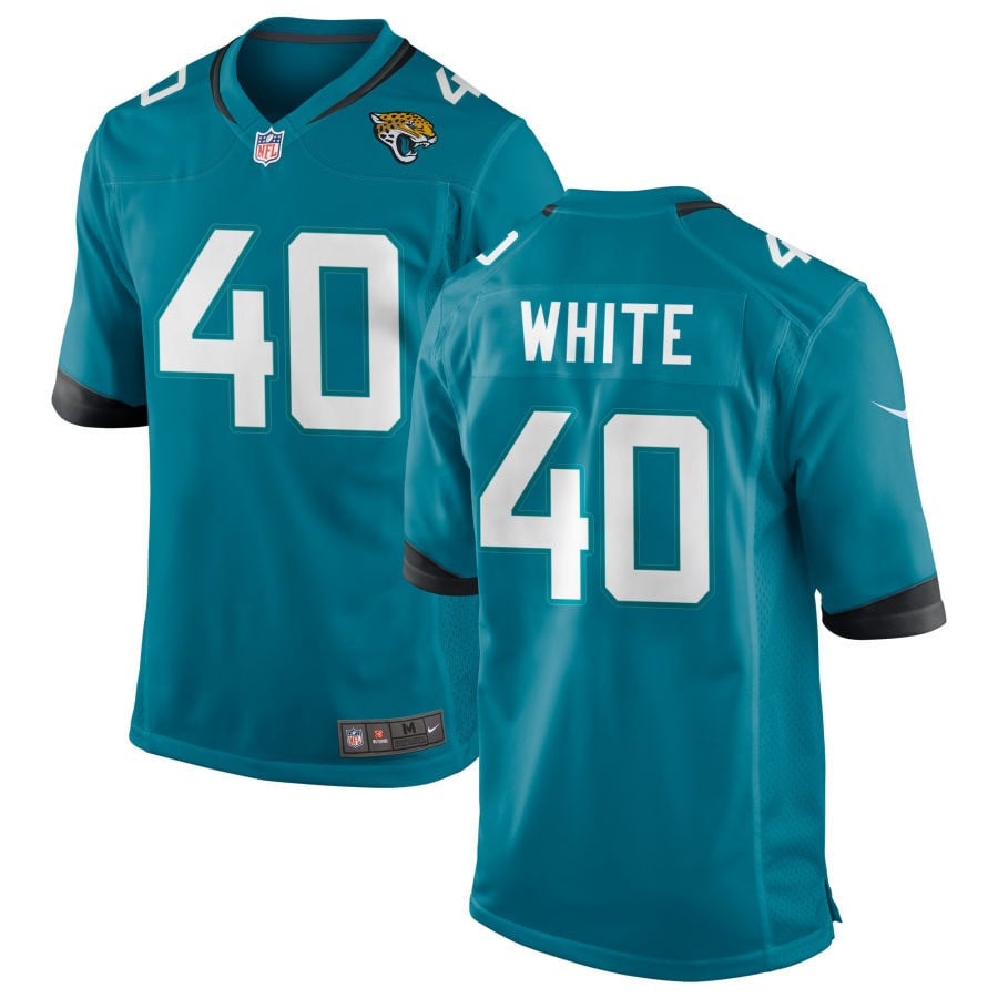 Aydan White Jacksonville Jaguars 2025 Team Game Jersey - Teal