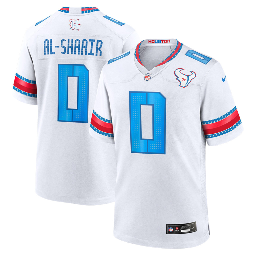 Azeez Al-Shaair NFL Rivalries Merch Houston Texans Game Jersey Birthday Ideas For Football Fan