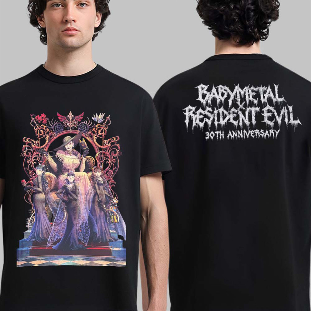 Babymetal x Resident Evil 30th Anniversary Merch 2026 The Ladies T-Shirt Present For Fans