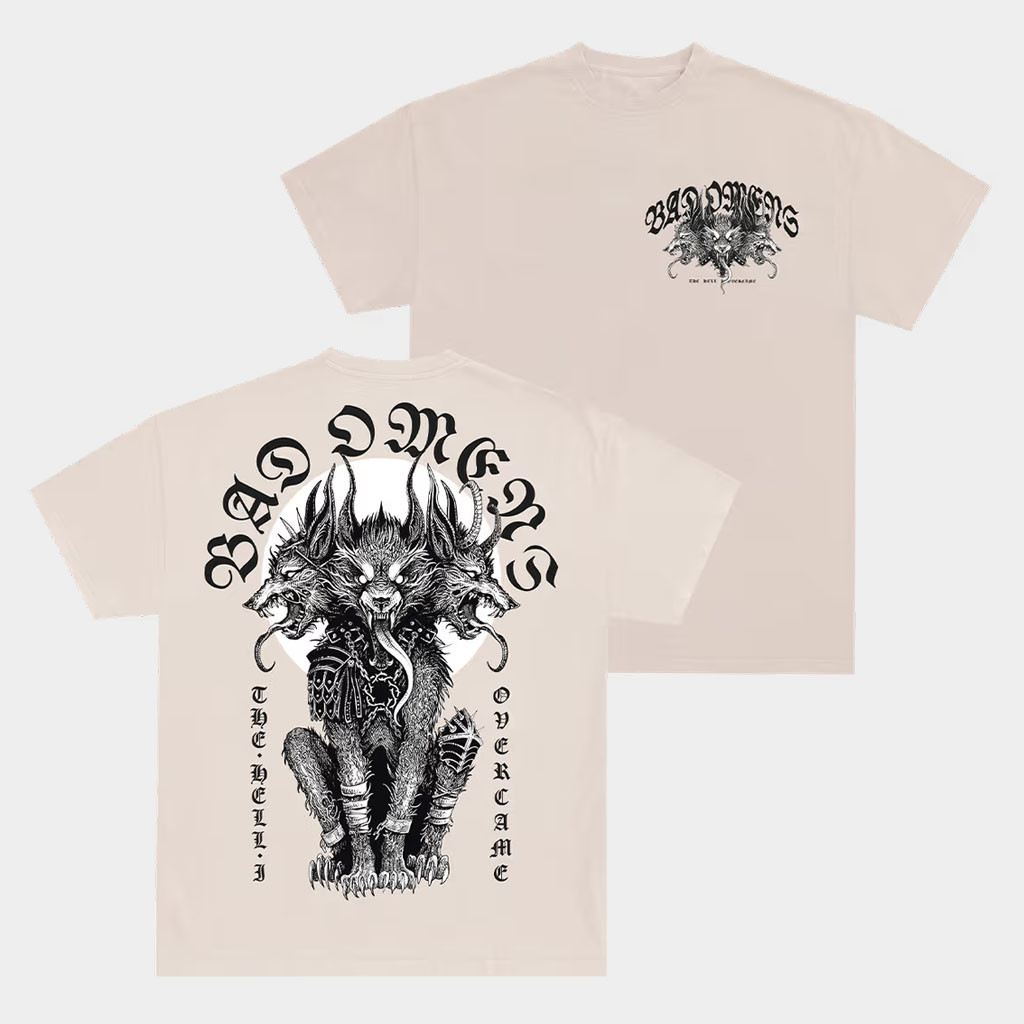 Bad Omens Merch 2026 Cerberus T-Shirt Do You Feel Love NA Tour Shirt Present For Band Fans