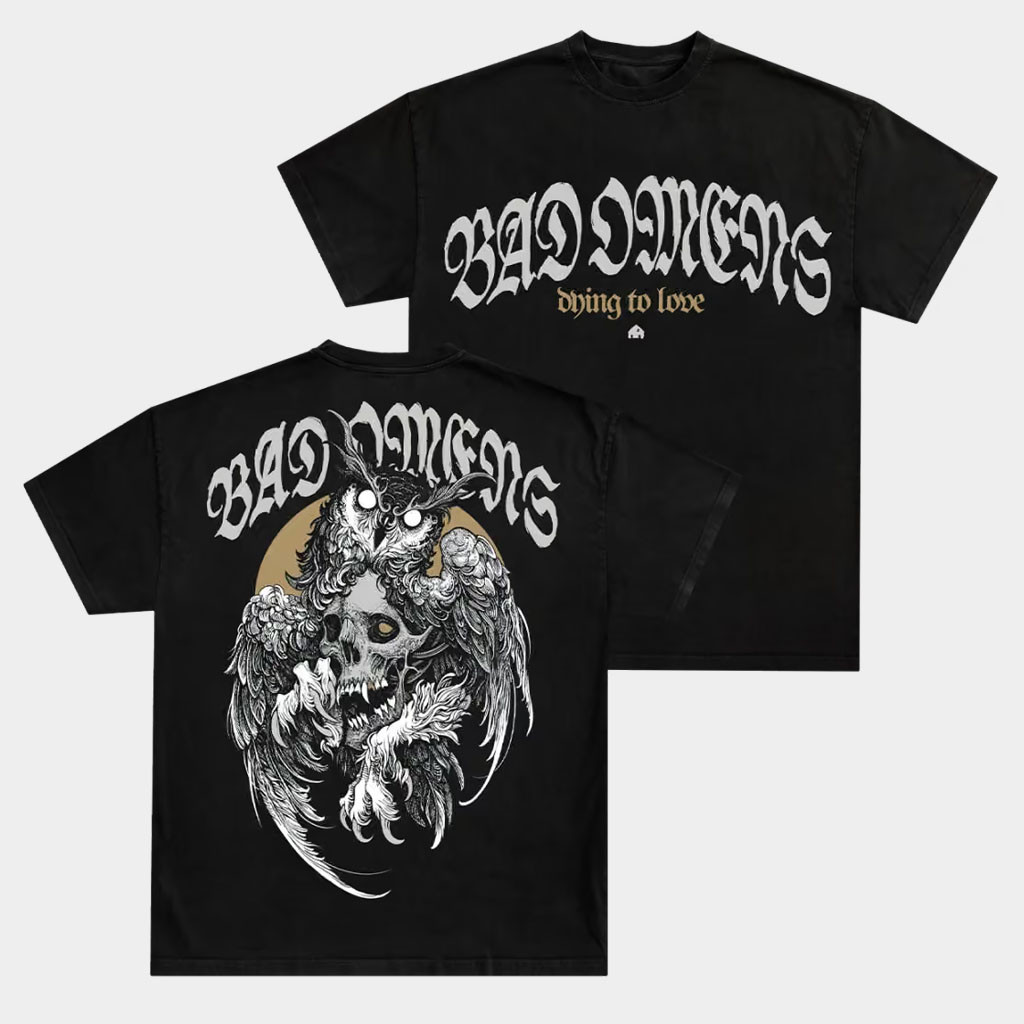 Bad Omens Merch 2026 Dying To Love T-Shirt Best Gifts For Music Lovers