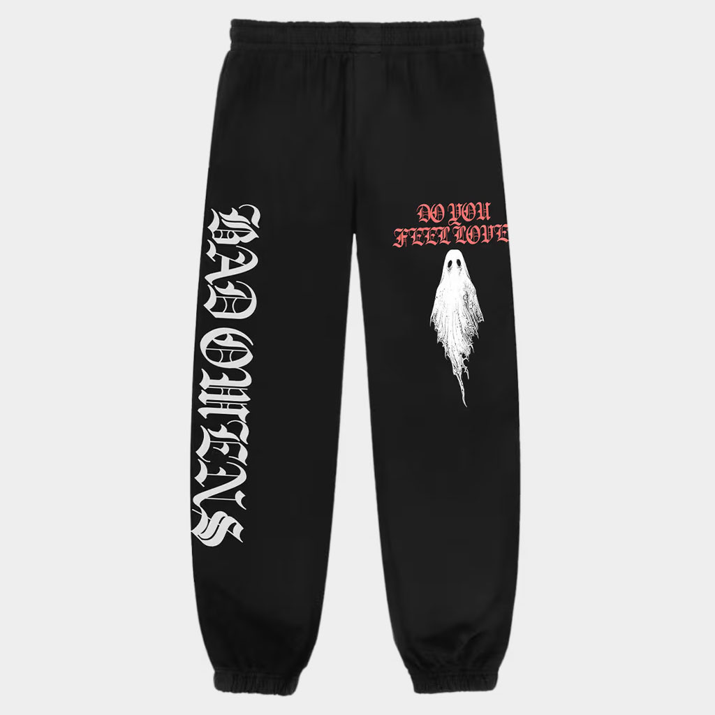 Bad Omens Merch 2026 Ghost Sweatpants Do You Feel Love Sweatpants Gift For Heavy Metal Band Fan