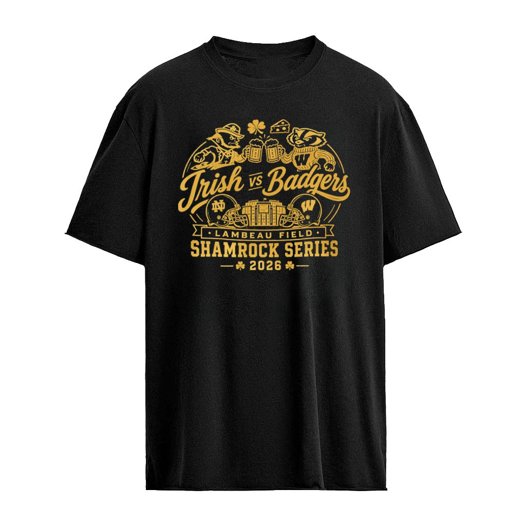 Badgers Vs Irish Lambeau Field Shamrock Series 2026 Shirt