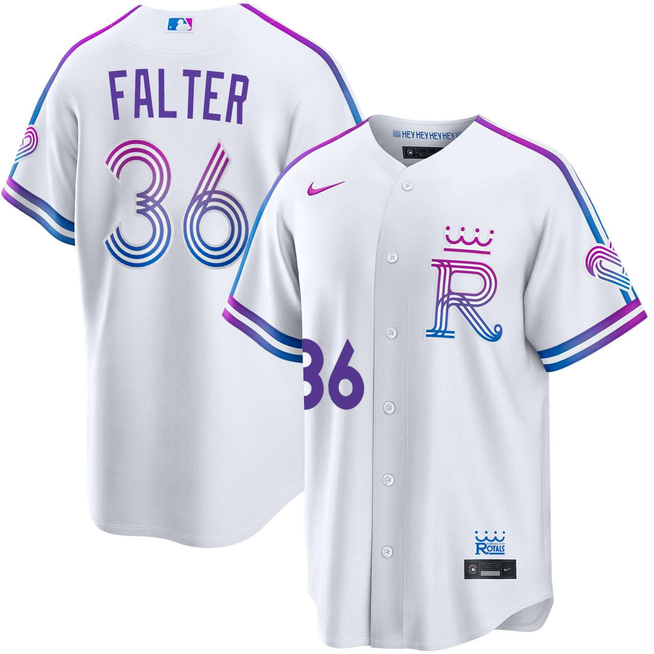 Bailey Falter Kansas City Royals 2026 City Connect Jersey - White