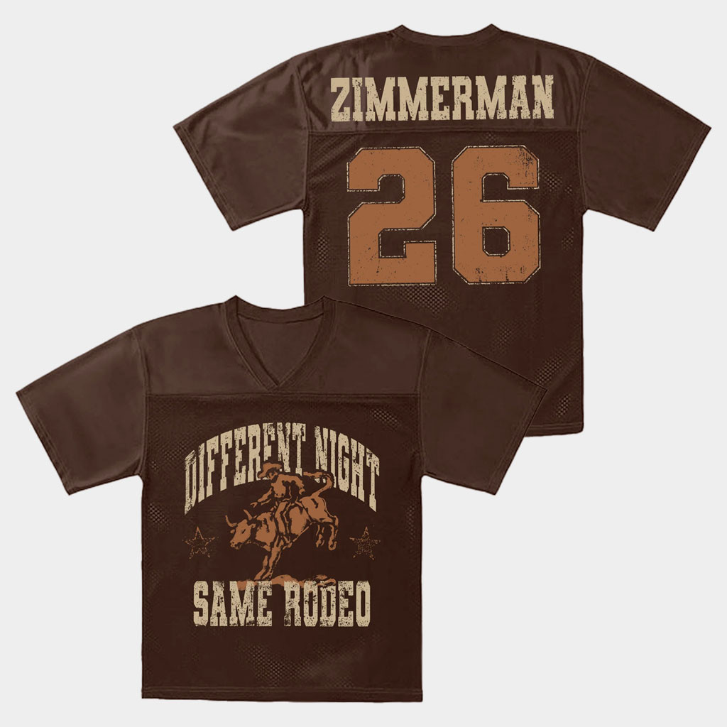 Bailey Zimmerman Merch DNSR 26 Jersey Different Night Same Rodeo Tour Jersey Gifts For Fans