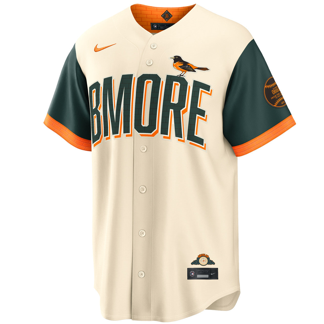 Baltimore Orioles 2026 City Connect Jersey - Cream