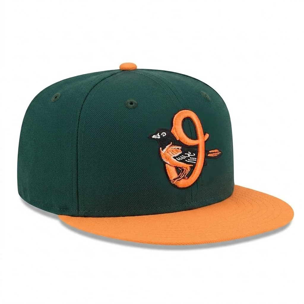 Baltimore Orioles Dark Green And Orange Snapback Hat Orioles Merch Gifts For Baseball Fans
