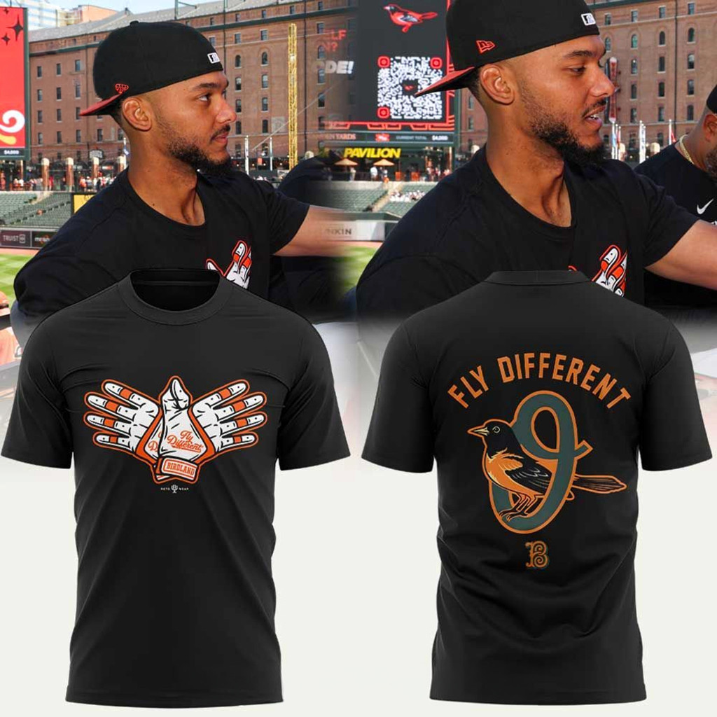 Baltimore Orioles Fly Different T-Shirt Baltimore Orioles Merch Gifts For Baseball Fans