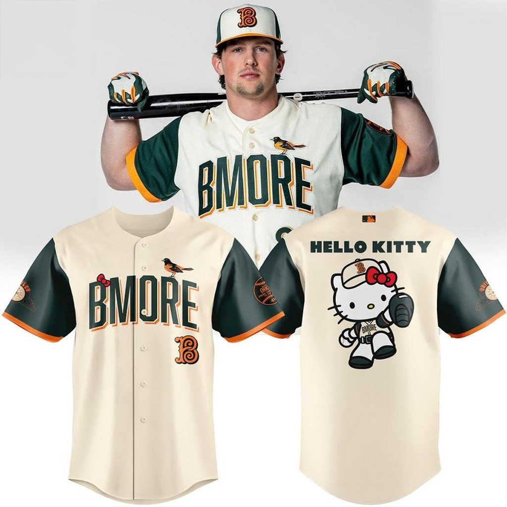 Baltimore Orioles X Hello Kitty City Connect Night 2026 Baseball Jersey Baltimore Orioles Merch