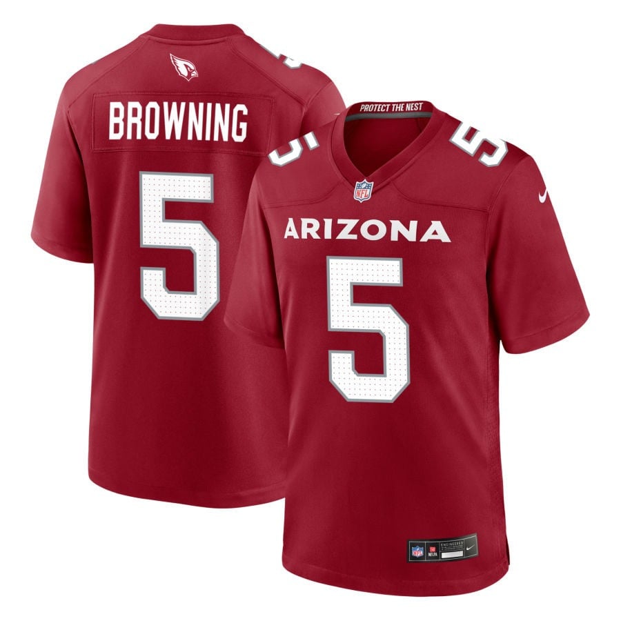 Baron Browning Arizona Cardinals 2025 Game Jersey - Cardinal