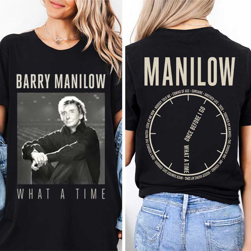 Barry Manilow What A Time Music Album T-Shirt Barry Manilow Merch Gift For Music Lovers