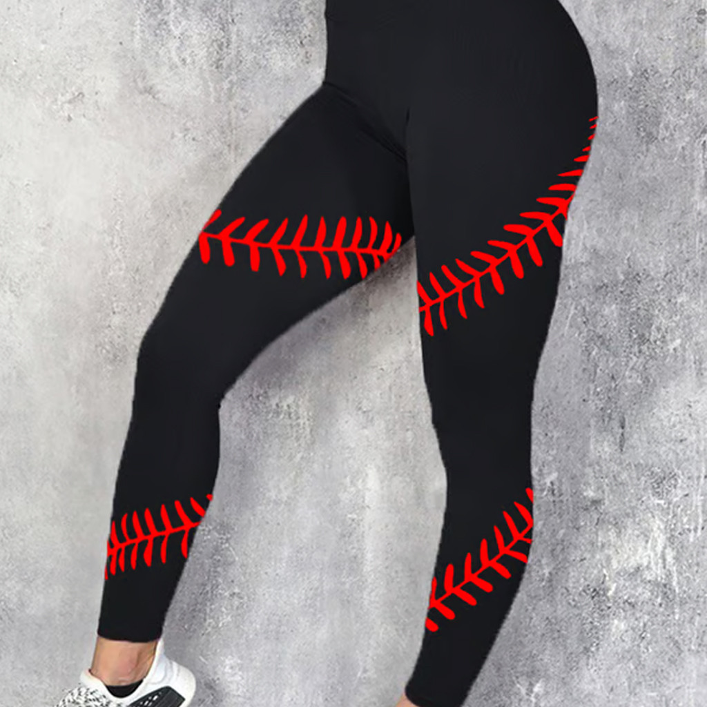 Baseball Laces Leggings Game Day Clothing Baseball Team Gift Ideas